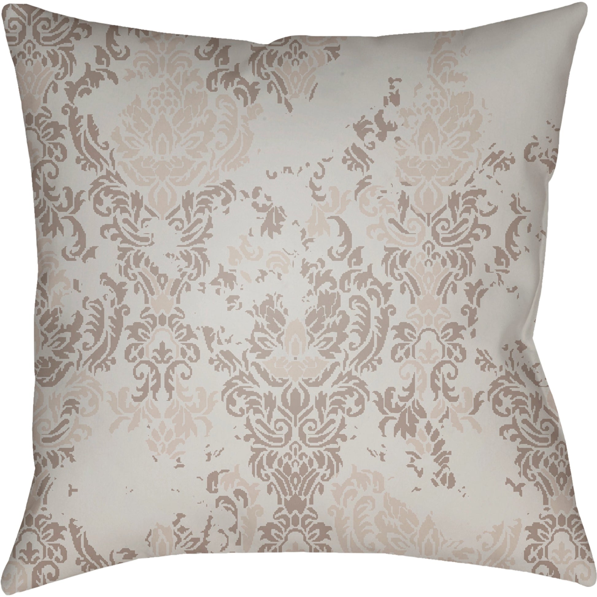Moody Damask Pillow - 30083 by Livabliss. Made from front: 100% polyester, back: 100% polyester in a cottage & farmhouse style.