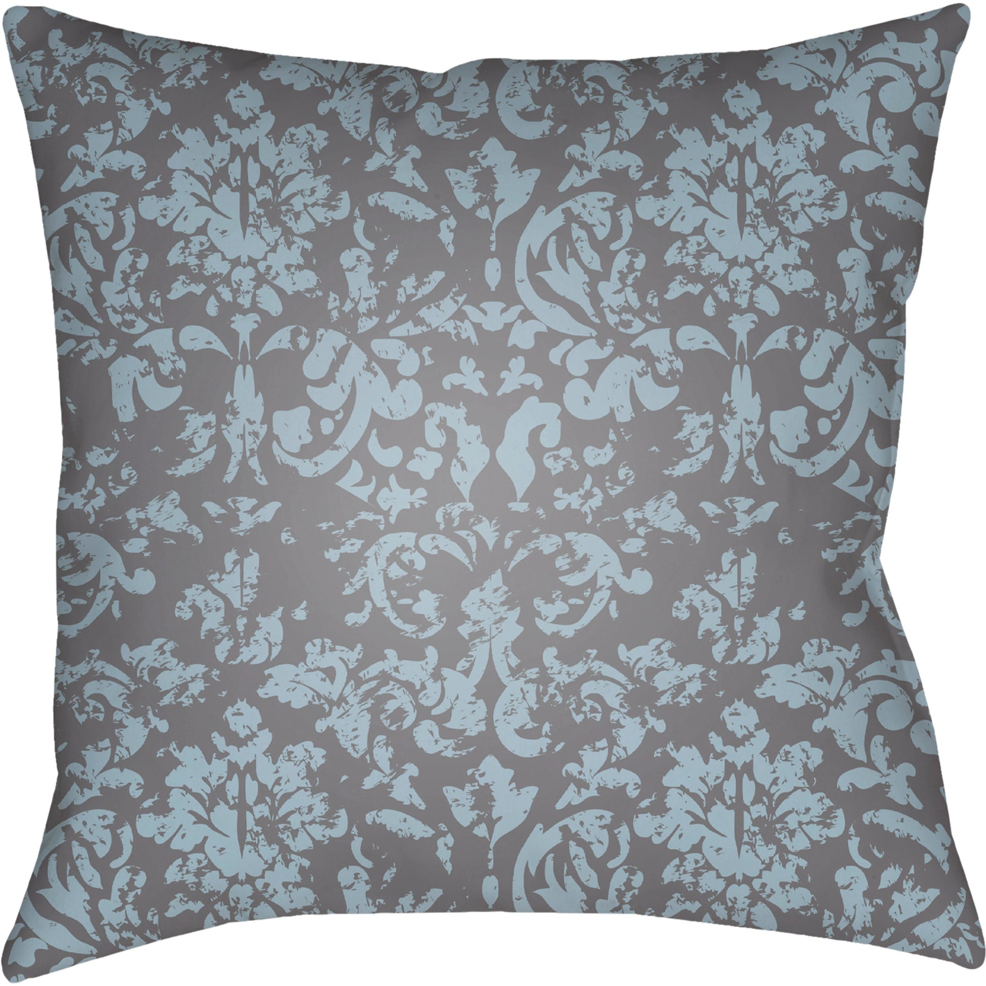 Moody Damask Pillow - 30083 by Livabliss. Made from front: 100% polyester, back: 100% polyester in a cottage & farmhouse style.