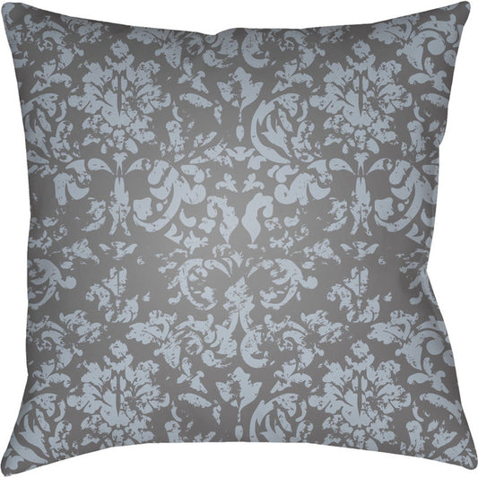Moody Damask Pillow - 30083 by Livabliss. Made from front: 100% polyester, back: 100% polyester in a cottage & farmhouse style.