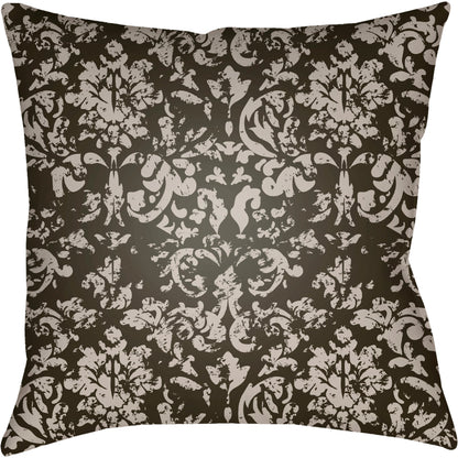Moody Damask Pillow - 30083 by Livabliss. Made from front: 100% polyester, back: 100% polyester in a cottage & farmhouse style.