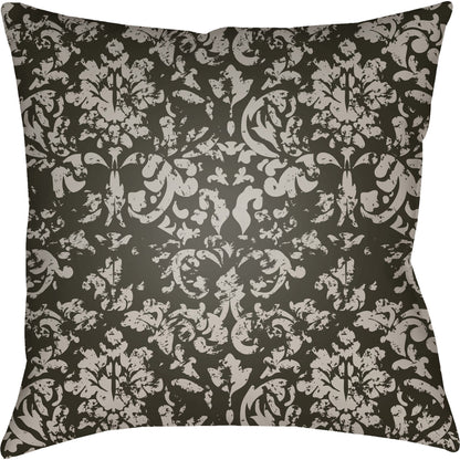 Moody Damask Pillow - 30083 by Livabliss. Made from front: 100% polyester, back: 100% polyester in a cottage & farmhouse style.