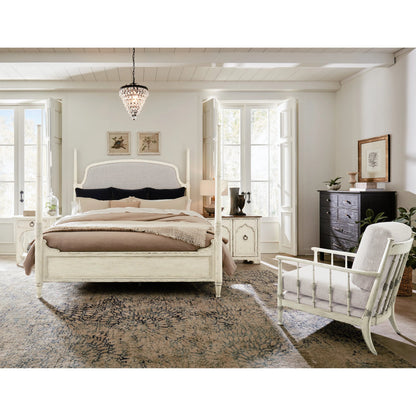Americana Two-Door Nightstand by Hooker Furniture. Made from oak veneers with solid-wood edge top in a cottage & farmhouse style.
