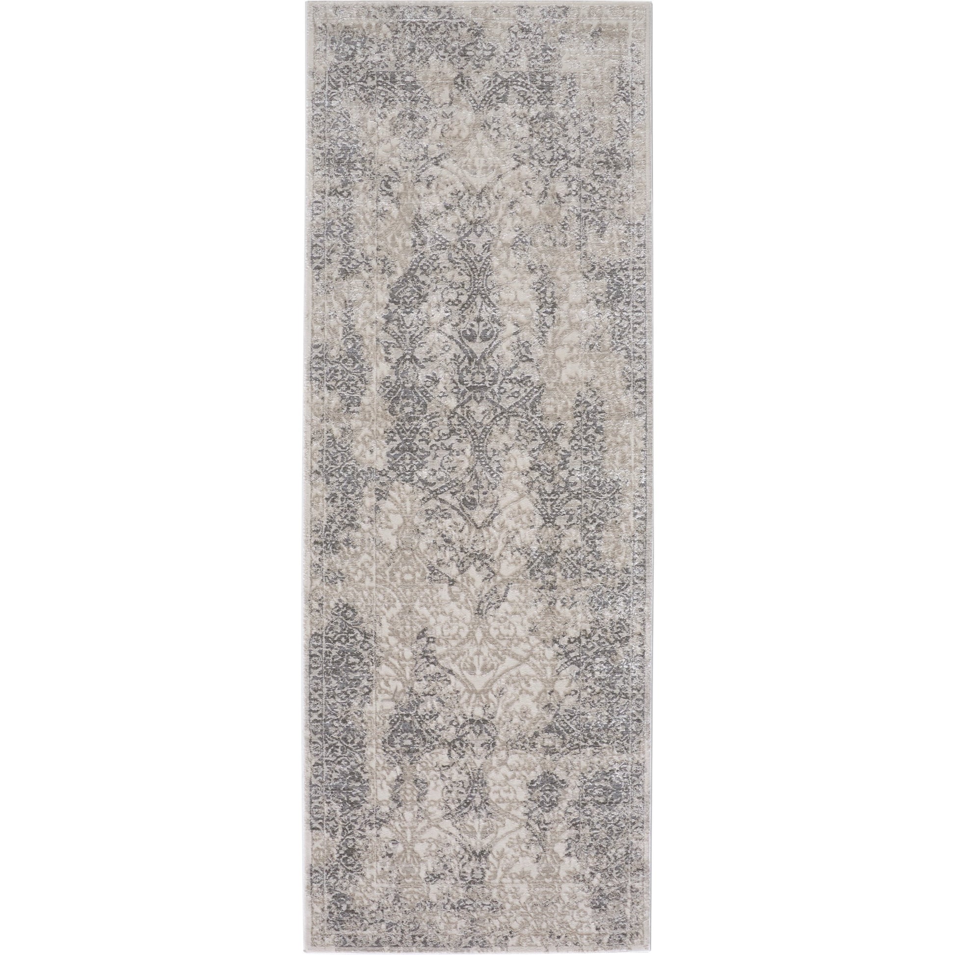 Prasad Rug - 3682F by Feizy in ivory, gray, black. Made from polypropylene, polyester in a unique style.