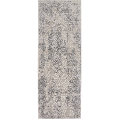 Prasad Rug - 3682F by Feizy in ivory, gray, black. Made from polypropylene, polyester in a unique style.