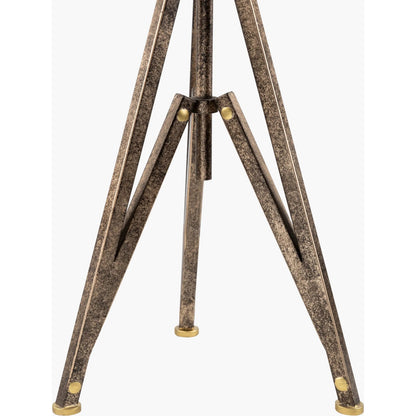 Durkin - 29759 by Surya in metallic bronze, yellow, translucent, metallic brass, beige and paintedpainted. Made from linen, polyester, metal in a traditional style.