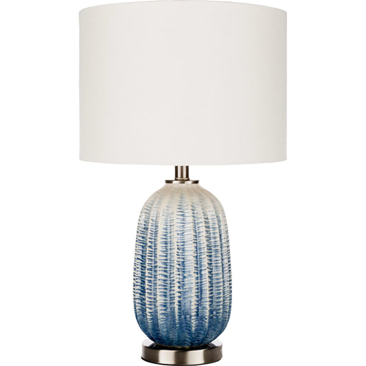 Adler - 22068 by Surya in navy, white and navy, white. Made from linen, ceramic, metal, wood in a transitional style.