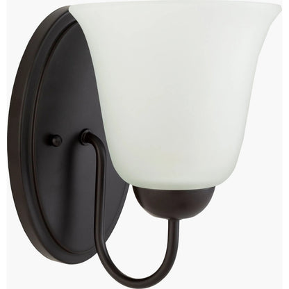 Dallas Wall Sconce - 24030 by Surya in white, metallic bronze, brown and paintedpowder coatedfrosted. Made from glass, metal in a traditional style.