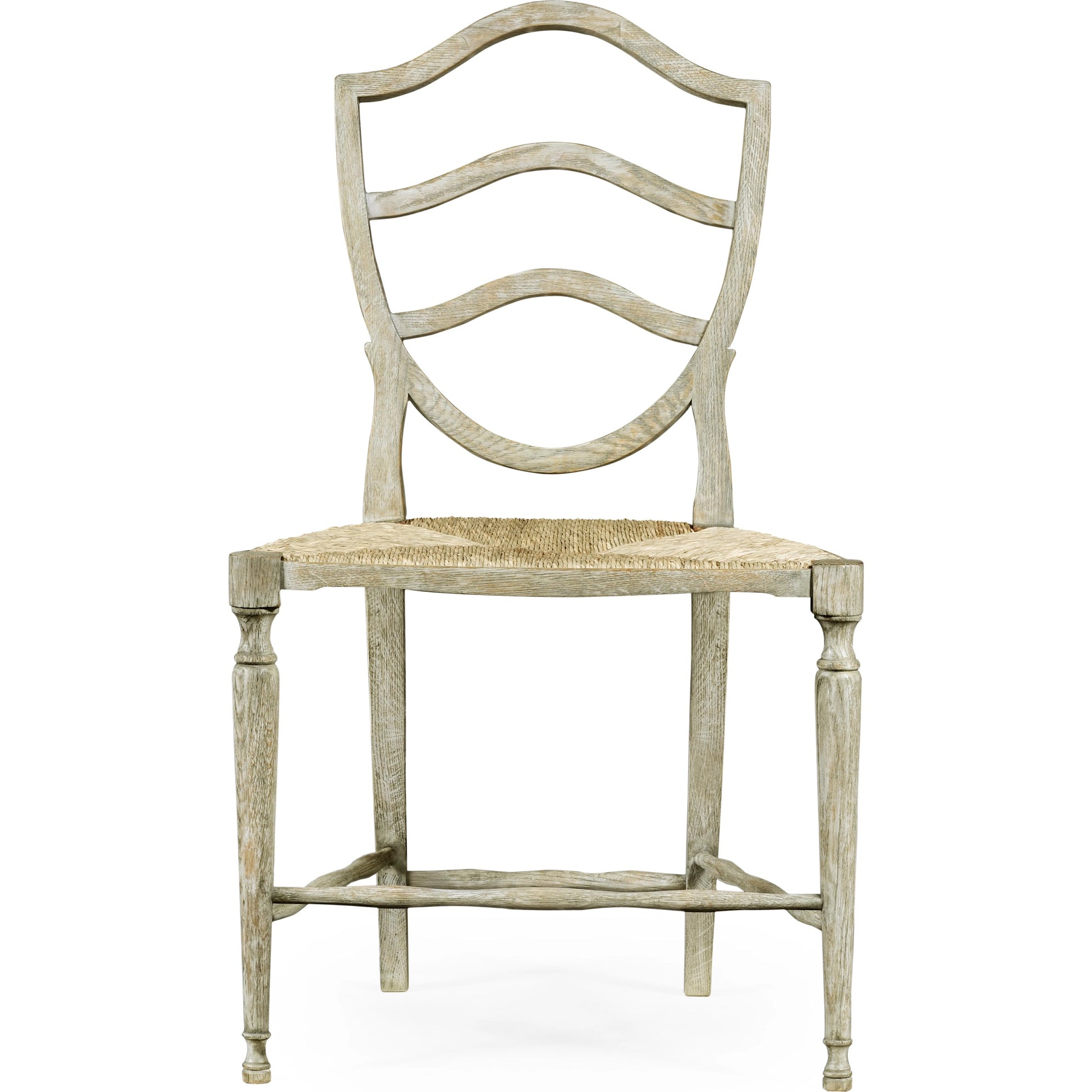 William Yeoward Bodiam Grey Oak Side Chair by Jonathan Charles in greyed oak. Made from oak in a cottage & farmhouse style.