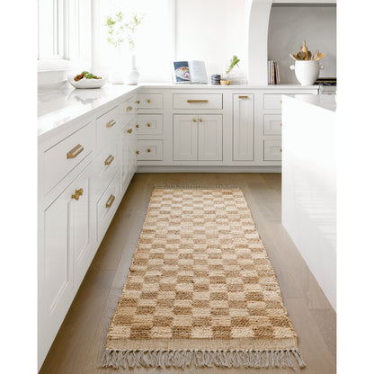 Dama DMA-2300 Rug by Livabliss in tan, beige. Made from main: 100% jute in a unique style.