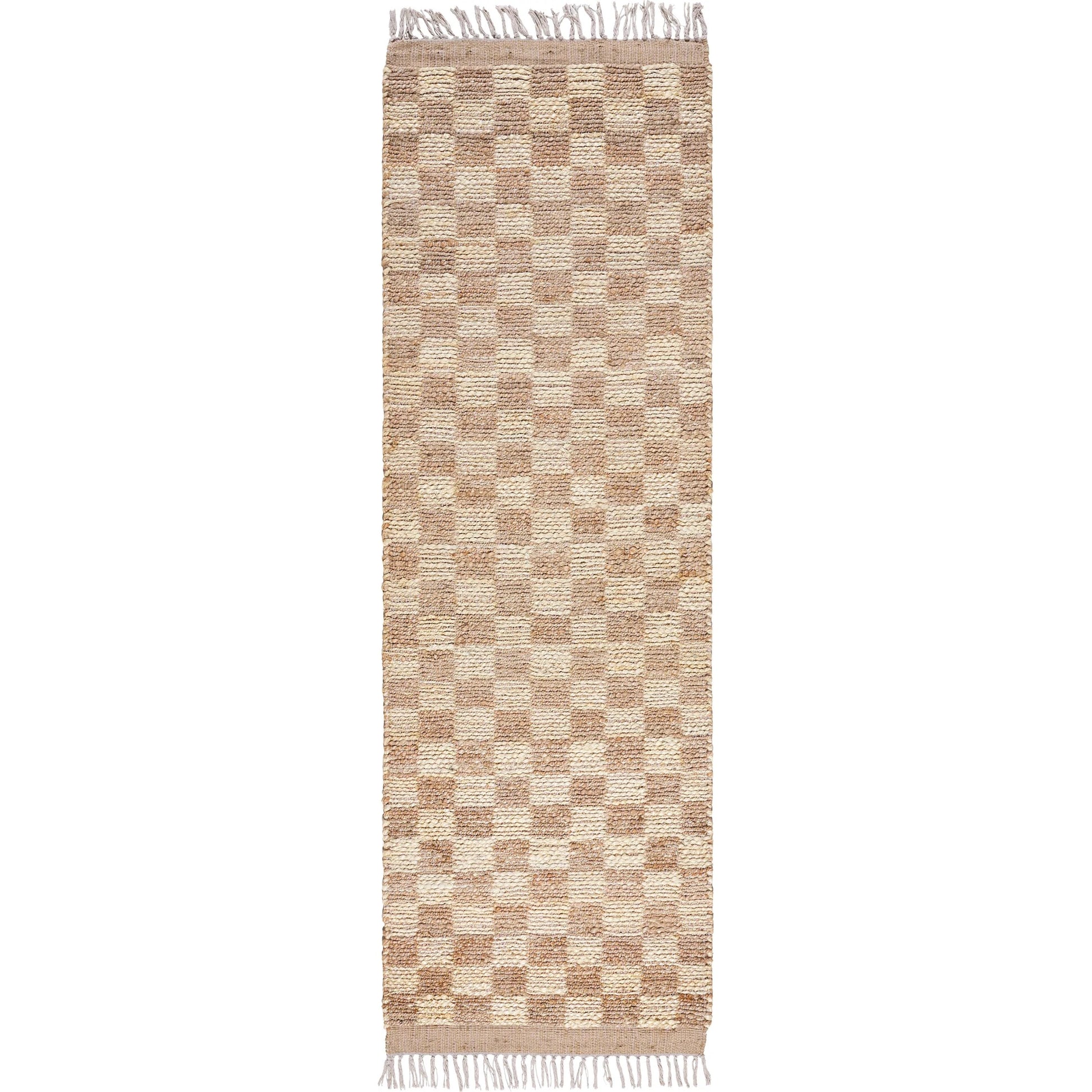 Dama DMA-2300 Rug by Livabliss in tan, beige. Made from main: 100% jute in a unique style.