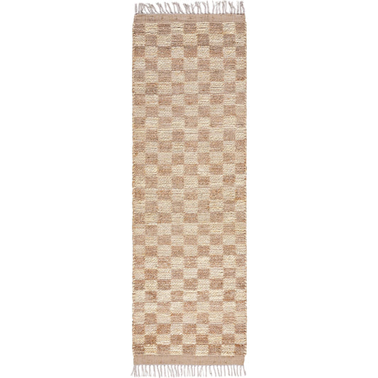 Dama Rug - 32873 by Livabliss in tan, beige. Made from main: 100% jute in a unique style.