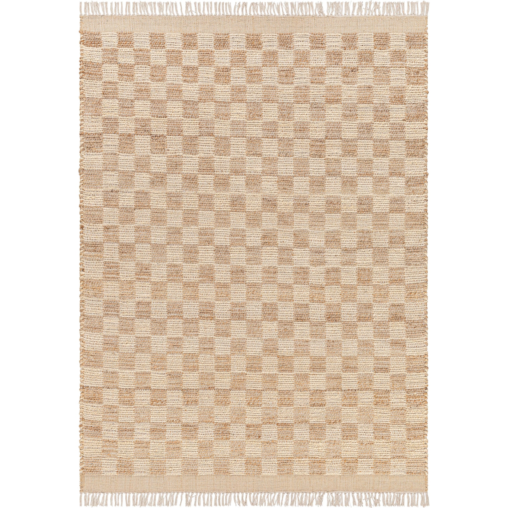 Dama DMA-2300 Rug by Livabliss in tan, beige. Made from main: 100% jute in a unique style.