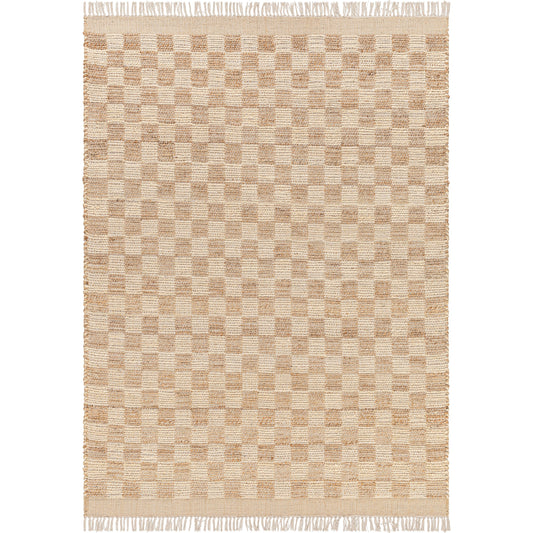 Dama Rug - 32873 by Livabliss in tan, beige. Made from main: 100% jute in a unique style.