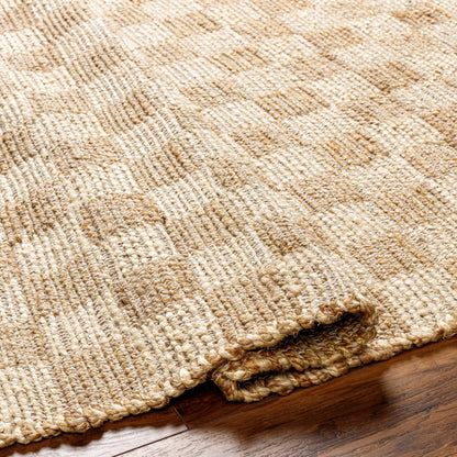 Dama DMA-2300 Rug by Livabliss in tan, beige. Made from main: 100% jute in a unique style.
