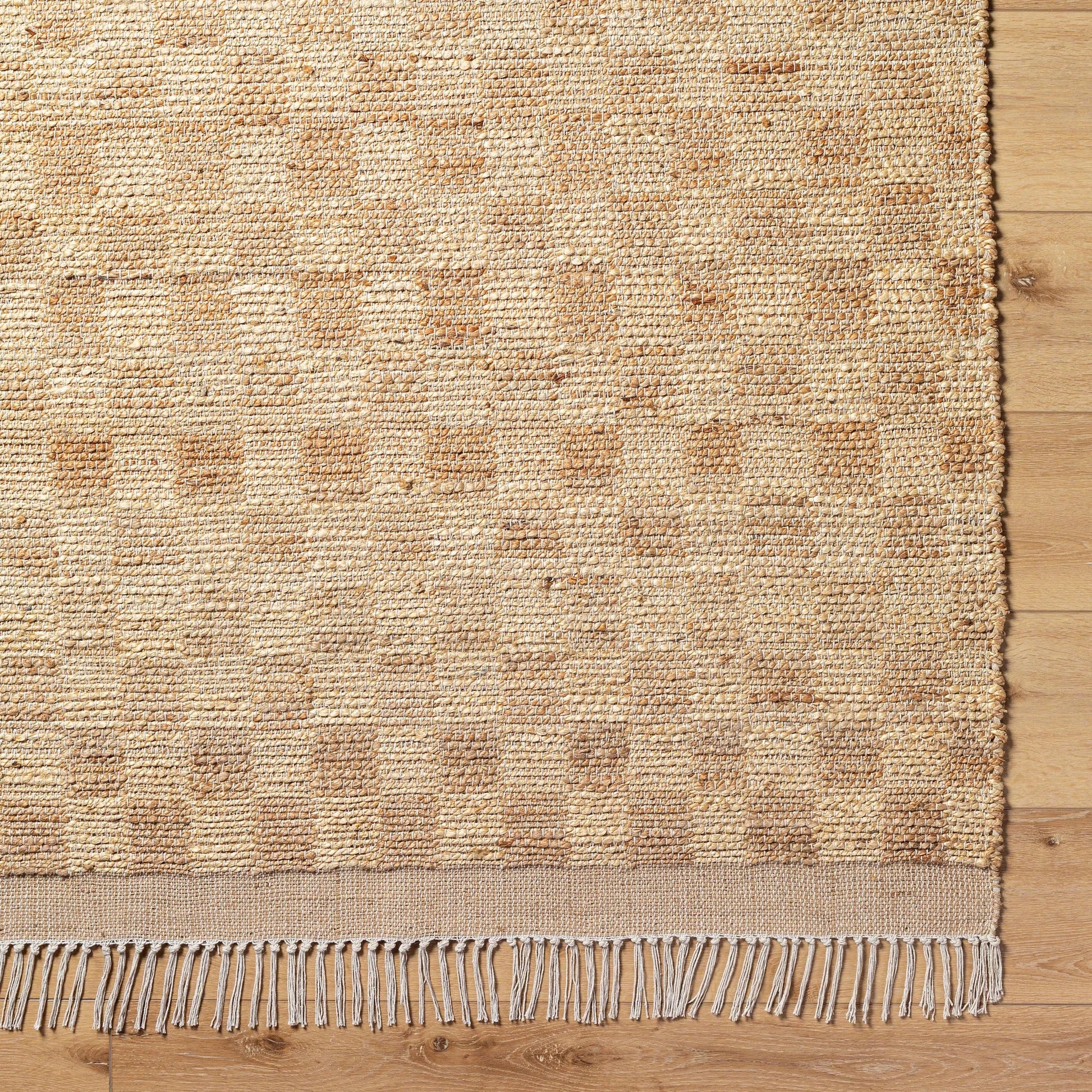 Dama DMA-2300 Rug by Livabliss in tan, beige. Made from main: 100% jute in a unique style.