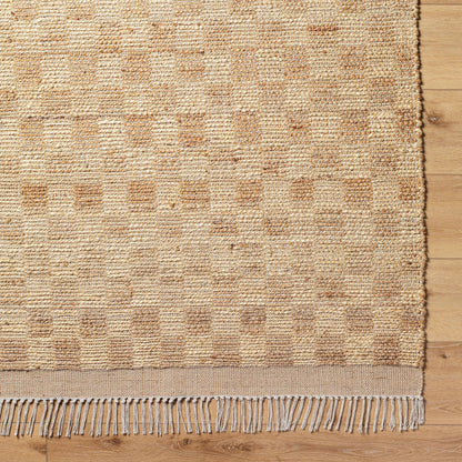 Dama DMA-2300 Rug by Livabliss in tan, beige. Made from main: 100% jute in a unique style.