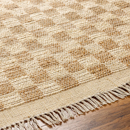 Dama DMA-2300 Rug by Livabliss in tan, beige. Made from main: 100% jute in a unique style.