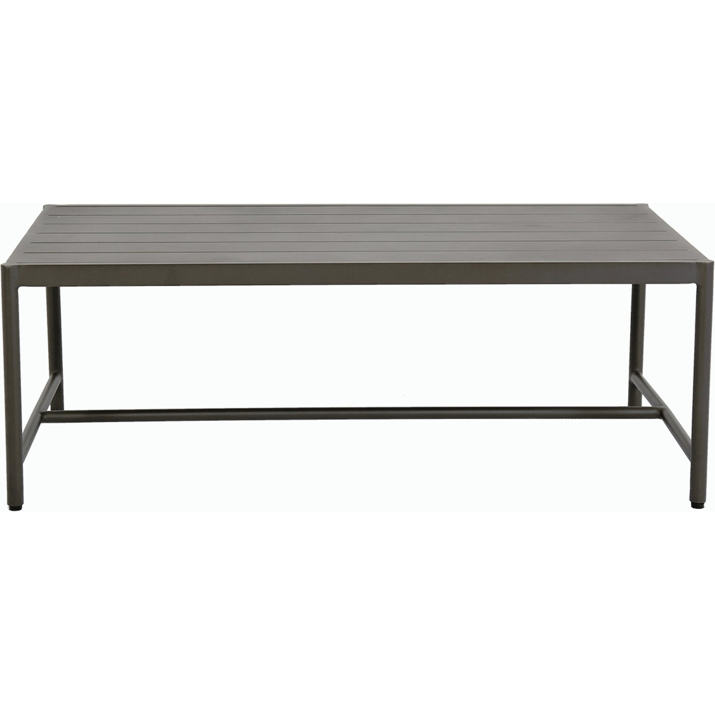002 SI-2167115 | Additional Silo | Pietra Outdoor Coffee Table by Sunset West in graphite. Made from olefin rope in a modern style.