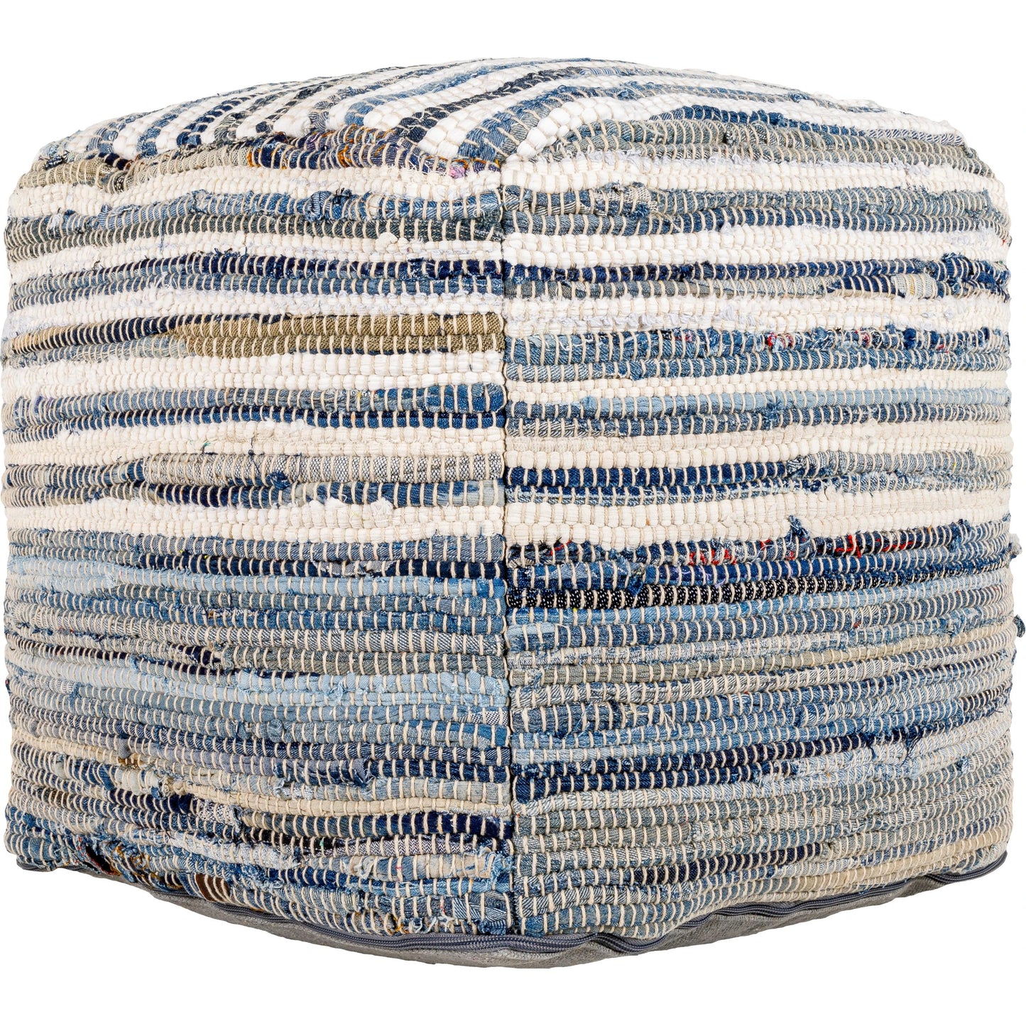 002 SR-754301 | Additional Silo | Denim - 32283 by Livabliss in navy, bright blue, white. Made from 100% cotton, 100% polybeads in a cottage & farmhouse style.