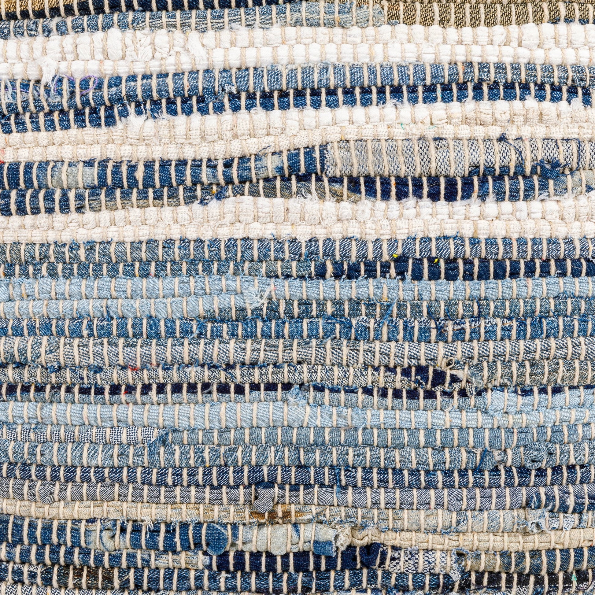 Denim - 32283 by Livabliss in navy, bright blue, white. Made from 100% cotton, 100% polybeads in a cottage & farmhouse style.