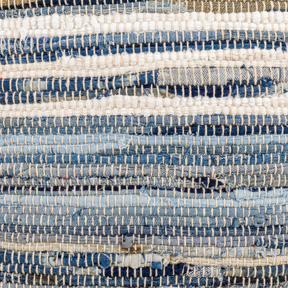 Denim - 32283 by Livabliss in navy, bright blue, white. Made from 100% cotton, 100% polybeads in a cottage & farmhouse style.