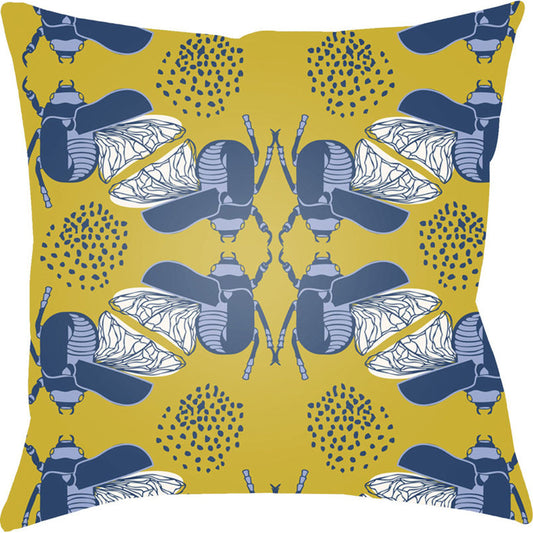 Doodle Pillow - 20024 by Livabliss. Made from front: 100% polyester, back: 100% polyester in a modern style.