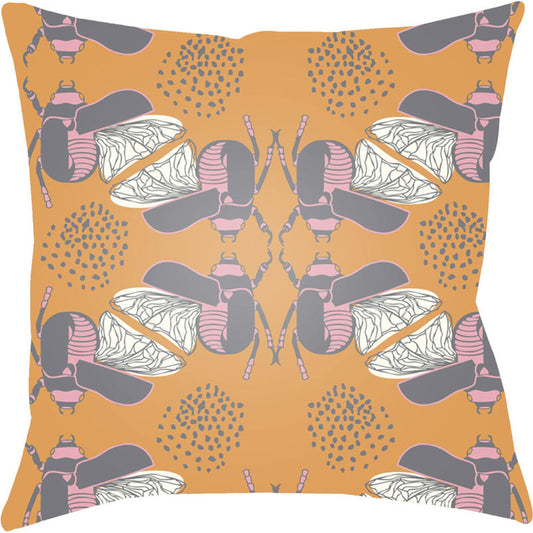 Doodle Pillow - 20024 by Livabliss. Made from front: 100% polyester, back: 100% polyester in a modern style.