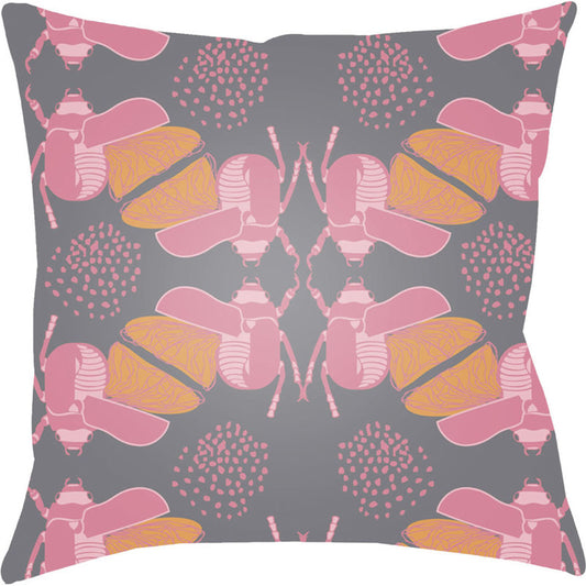 Doodle Pillow - 20024 by Livabliss. Made from front: 100% polyester, back: 100% polyester in a modern style.