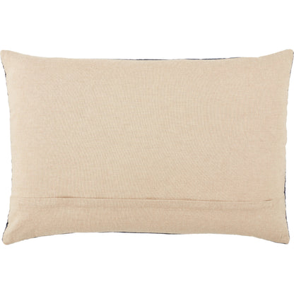 Deco by Nikki Chu DOC01 Pillow by Jaipur Living in ivory, gold. Made from 100% cotton in a modern style.