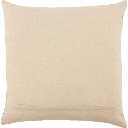 Deco by Nikki Chu DOC01 Pillow by Jaipur Living in ivory, gold. Made from 100% cotton in a modern style.