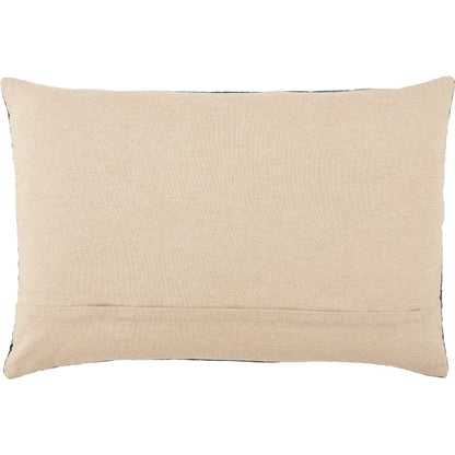 Deco by Nikki Chu DOC01 Pillow by Jaipur Living in ivory, gold. Made from 100% cotton in a modern style.