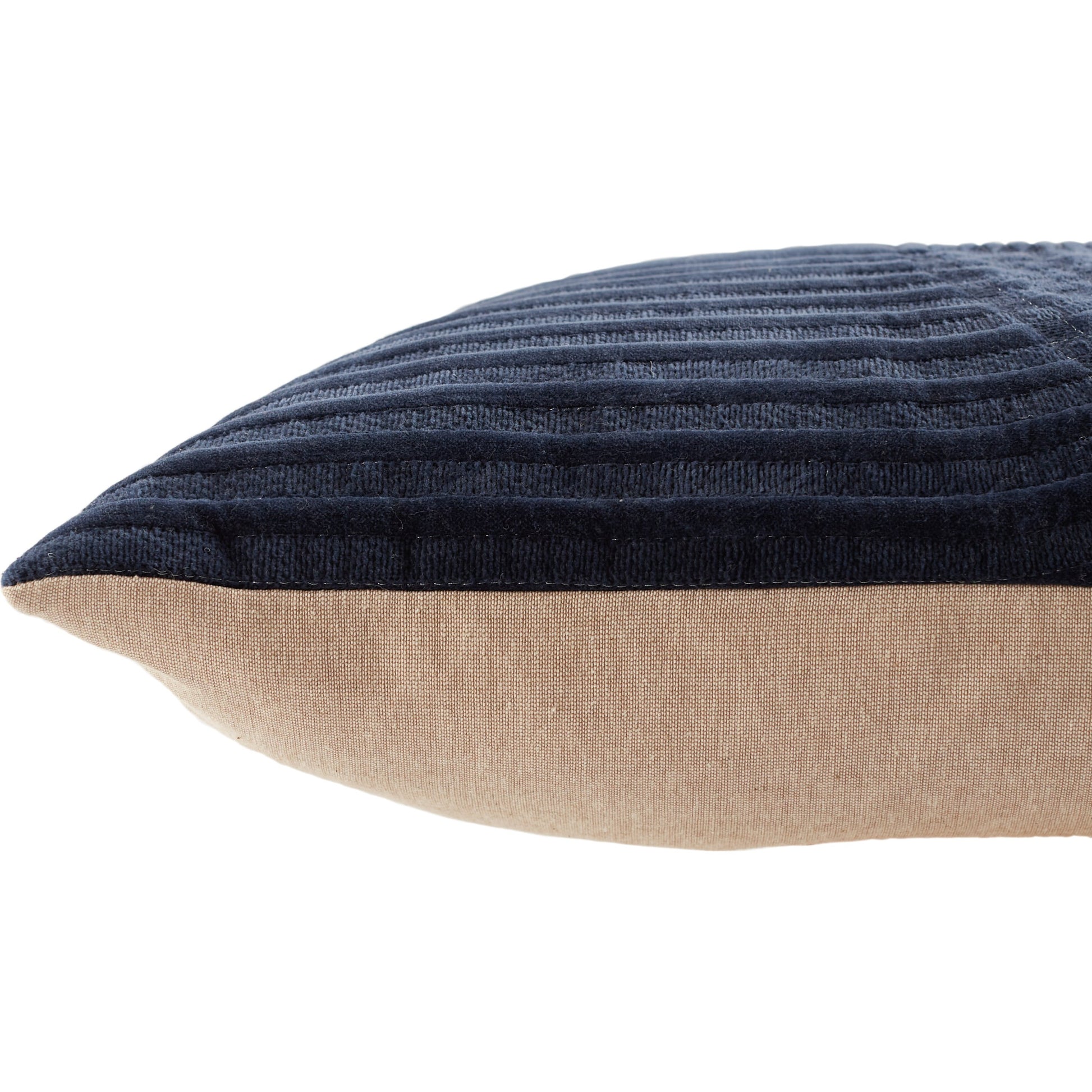 Deco by Nikki Chu DOC01 Pillow by Jaipur Living in ivory, gold. Made from 100% cotton in a modern style.
