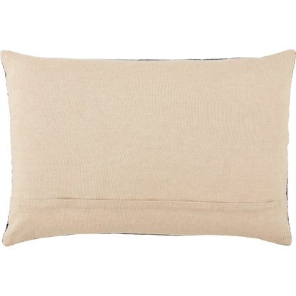 Deco by Nikki Chu DOC01 Pillow by Jaipur Living in ivory, gold. Made from 100% cotton in a modern style.