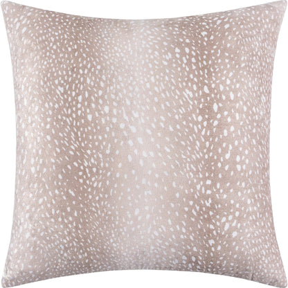 Doe Pillow - 28710 by Surya in tan, cream. Made from 100% polyester in a unique style.