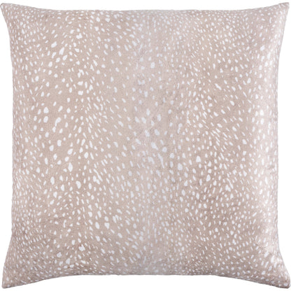 Doe Pillow - 28710 by Surya in tan, cream. Made from 100% polyester in a unique style.