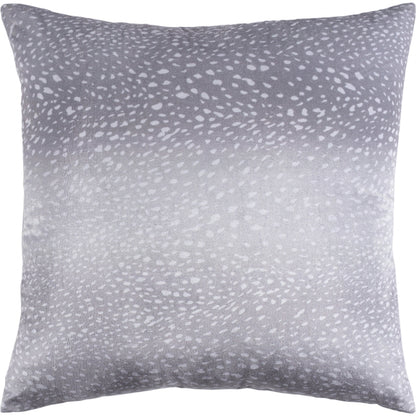 Doe Pillow - 23491 by Surya in light gray, cream. Made from 100% polyester in a unique style.