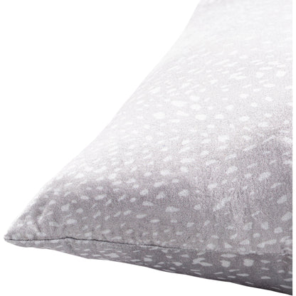 Doe Pillow - 23491 by Surya in light gray, cream. Made from 100% polyester in a unique style.