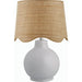 Doheny Table Lamp I by Livabliss in high gloss. Made from ceramic, rattan, metal in a cottage & farmhouse style.