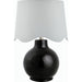 Doheny Table Lamp III by Livabliss in high gloss. Made from ceramic, rattan, metal in a modern style.