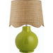 Doheny Table Lamp I by Livabliss in high gloss. Made from ceramic, rattan, metal in a cottage & farmhouse style.