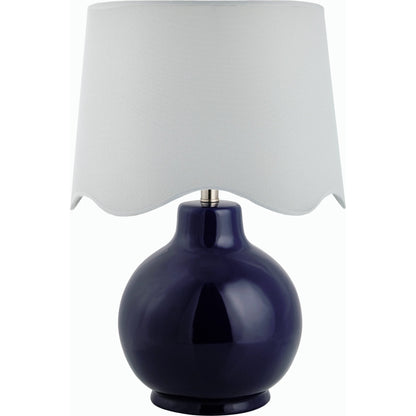 Doheny Table Lamp III by Livabliss in high gloss. Made from ceramic, rattan, metal in a modern style.
