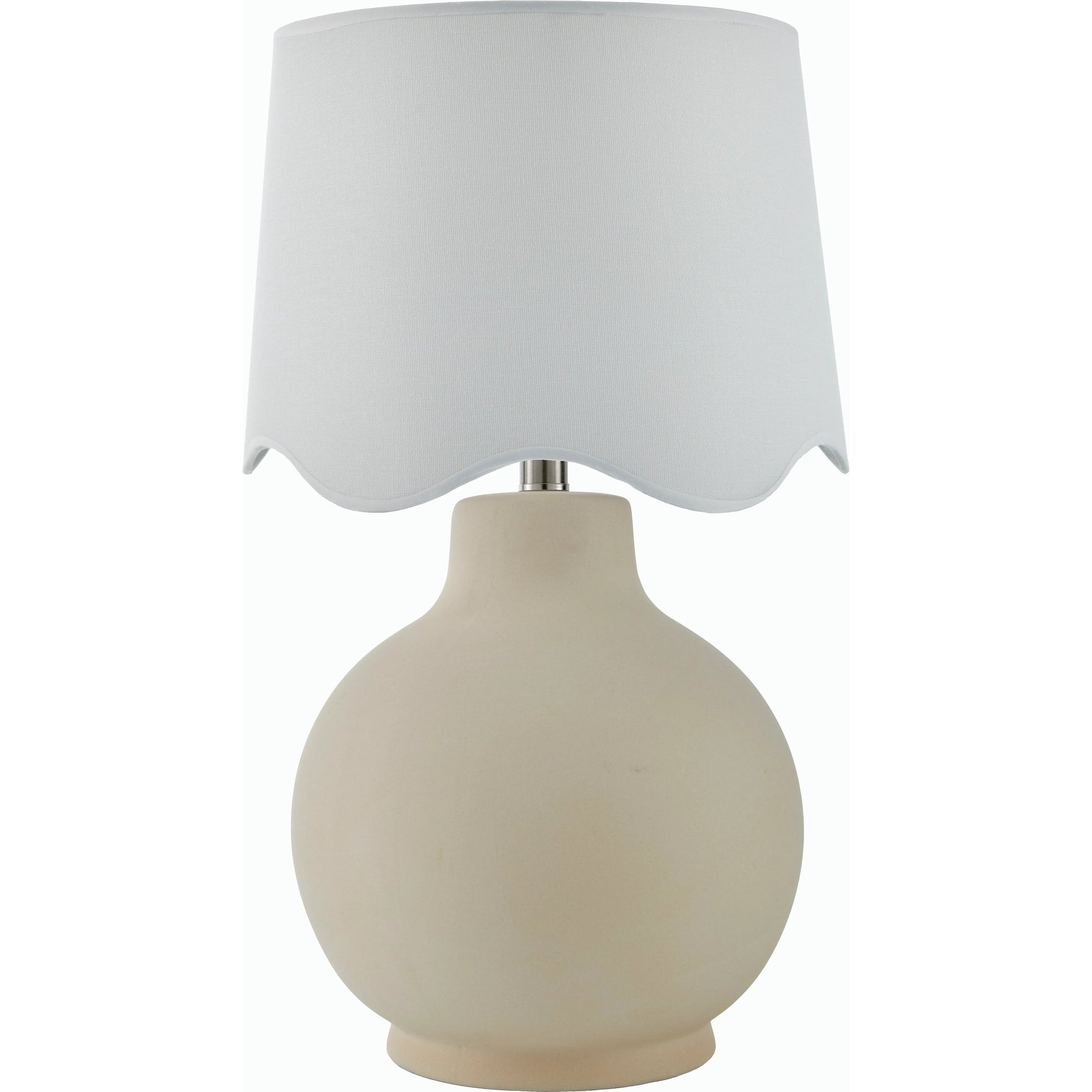 Doheny Table Lamp III by Livabliss in high gloss. Made from ceramic, rattan, metal in a modern style.