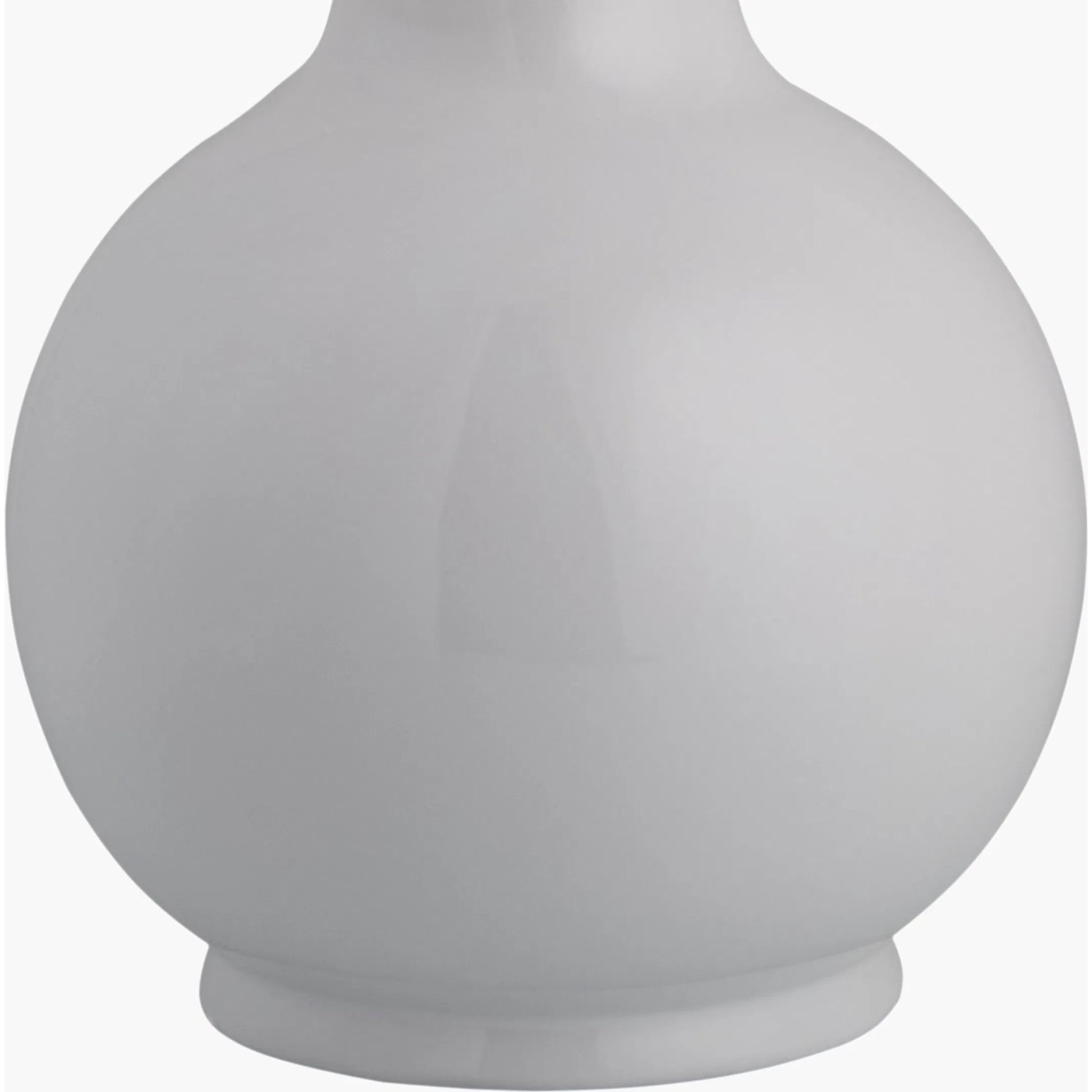 Doheny Table Lamp III by Livabliss in high gloss. Made from ceramic, rattan, metal in a modern style.