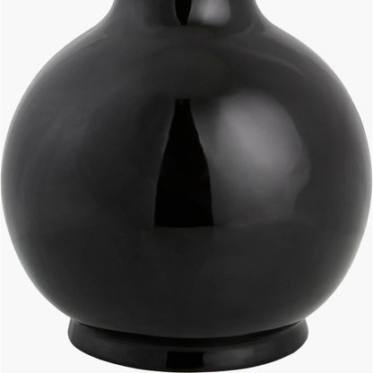 Doheny Table Lamp I by Livabliss in high gloss. Made from ceramic, rattan, metal in a cottage & farmhouse style.