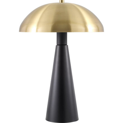 Domea Accent Table Lamp by Surya in black and hand painted. Made from iron, metal in a modern style.