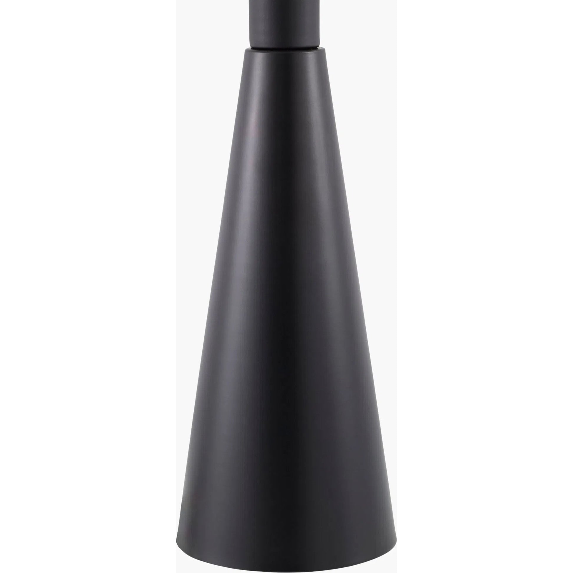Domea Accent Table Lamp by Surya in black and hand painted. Made from iron, metal in a modern style.