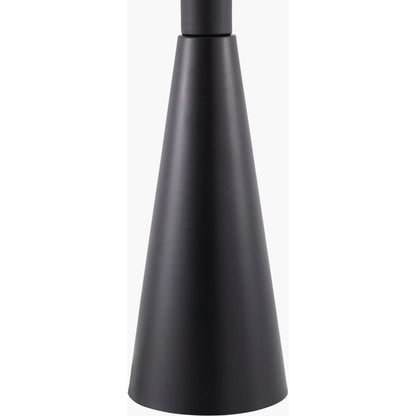 Domea Accent Table Lamp by Surya in black and hand painted. Made from iron, metal in a modern style.