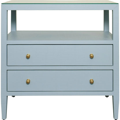 Douglas Two Drawer Side Table by Worlds Away. Made from unique in a modern style.