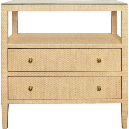 Douglas Two Drawer Side Table by Worlds Away. Made from unique in a modern style.