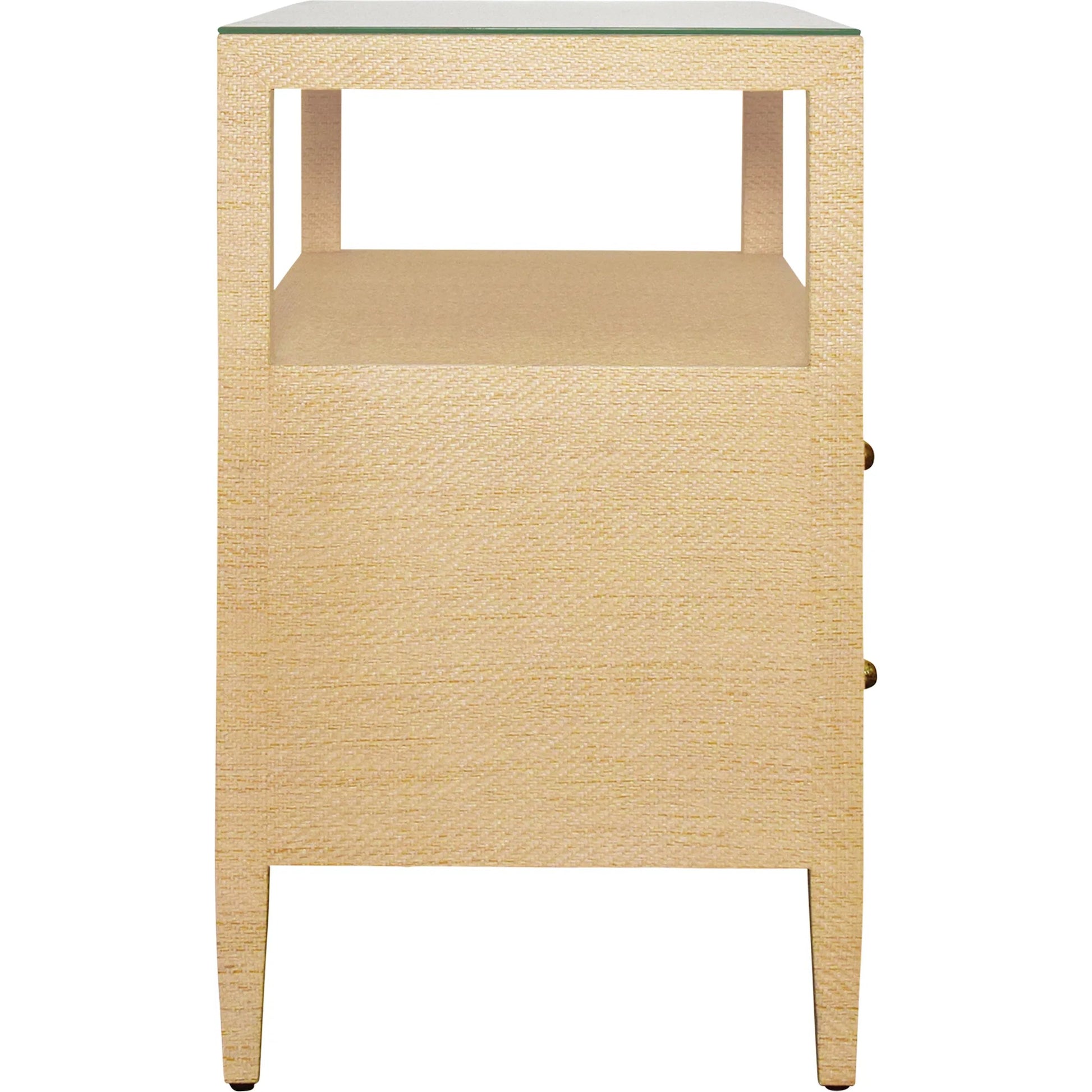 Douglas Two Drawer Side Table by Worlds Away. Made from unique in a modern style.